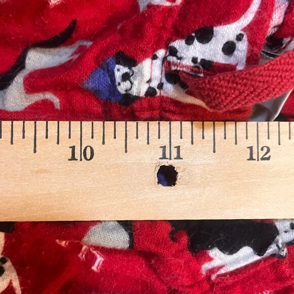 L.L. Bean  Women Large Husky Retriever Dog Snow Pajama Sleep Pants Flannel Red - Picture 7 of 10